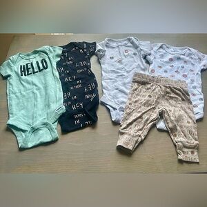 🦋Baby Onesie and Pants Set